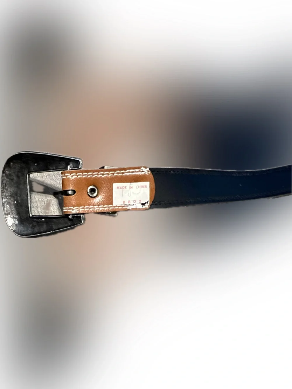 Vintage Women’s Slim Brown Faux Leather Belt Classic Casual Style Metal Hardware
